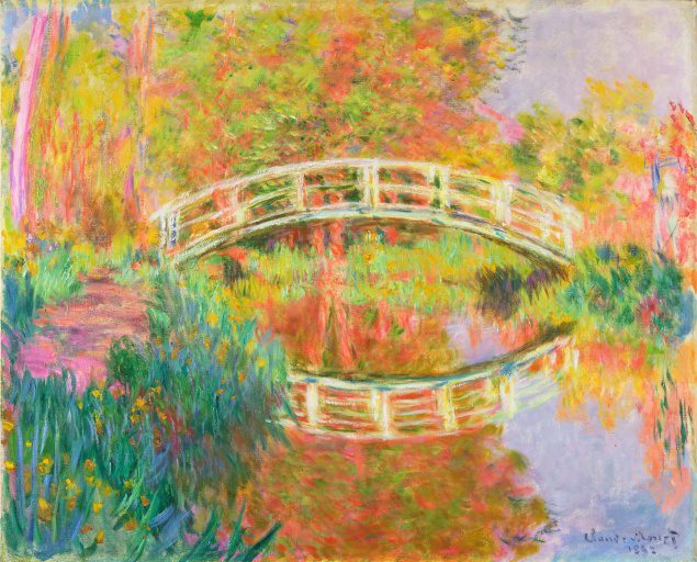 Claude Monet,1840-1926, Japanese Footbridge