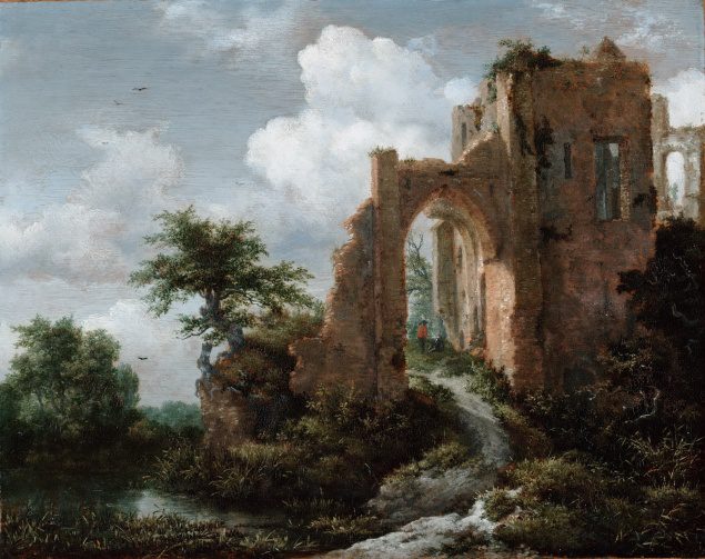 Jacob Isaacksz. van Ruisdael, Entrance Gate of the Castle of Brederode